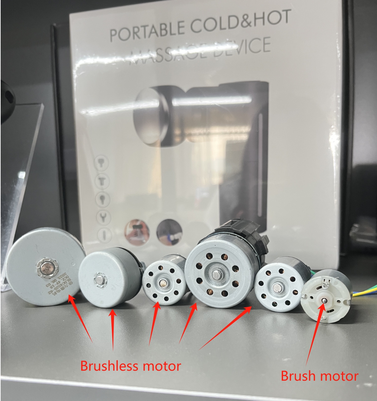 massage gun brushless motor